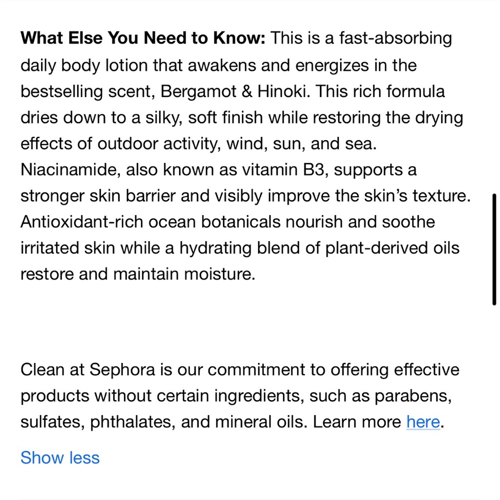 3/$30🌸 NIB Salt & Stone Bergamot & Hinoki Hydrating Body Lotion with Niacinamide - Picture 10 of 10